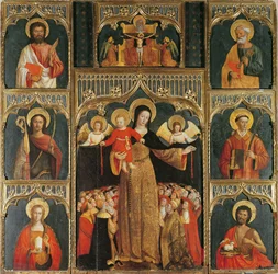 Ołtarz Matki Boskiej Różańcowej, ok. 1500
